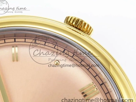 0415 De Ville Date YG MKF 1:1 Best Edition Brown Dial Roman Marker on Brown Leather Strap A OdorResistant 7751